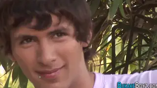 Latino Twink Takes Multiple Loads Across His Face Outdoors