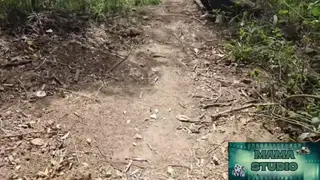 Busty Latina MILF Takes Anal Creampie Outdoors While Husband Watches