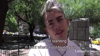 Latino Stranger Gets Blown Bareback Outdoors
