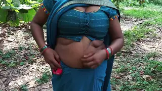 Indian Stepmom Takes Anal and Deepthroat Outdoors in POV