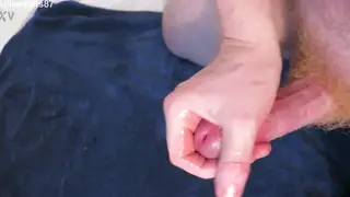 Redhead Strokes Hard Until Explosive POV Finish