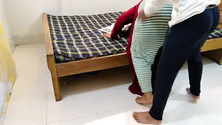 Indian Teacher Tied Up for Rough Anal Session