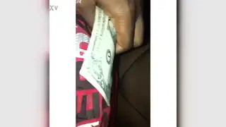 Ebony Dancer Shakes Her Ass for Cash