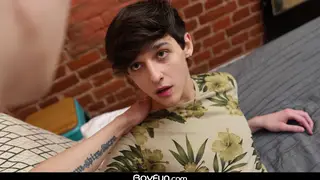 Smooth Twinks Flip-Fuck Bareback in Multiple Positions