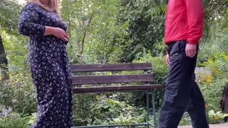 Curvy BBW Wife Enjoys Outdoor Doggystyle and Golden Shower
