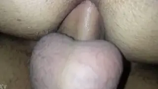 Chubby Husband Takes Bareback Cock Deep