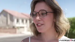 Blonde Nerd Takes Jock Deep in Multiple Positions