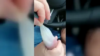 European MILF Humiliates Cuckold with Lover's Condom