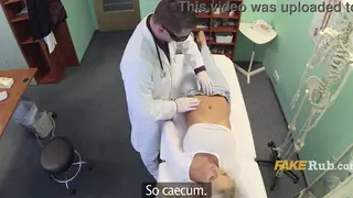 Voluptuous European Patient Visits a Hospital Clinic