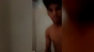 Latino Amateur Works His Cock Alone