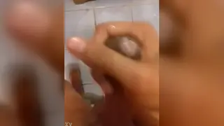 Latino Teen Reveals His Cock in a Discreet Solo Tease