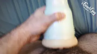 European Stud Fills Her Tight Pussy With Creampie