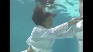 Three Women Share One Cock Underwater