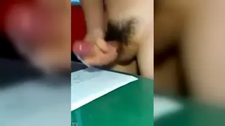 Solo Performer Works His Cock to Release