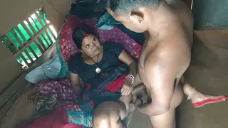 Indian Village Wife Enjoys Rough Doggystyle at Desk