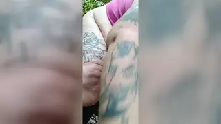 Curvy BBW MILF Pleasures Herself With Toys Outdoors