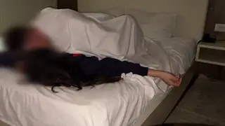 Husband Films Friend Fucking His Brunette Wife to a Real Orgasm