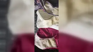 Ebony Mature Sucks Cock in Lingerie for His Wife
