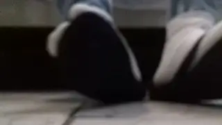 Neighbor Teases With Bare Soles and Playful Toes