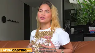 Blonde Latina Teen Impresses Casting Director