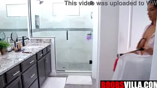 Petite Teen Gives Enthusiastic POV Blowjob To Partner