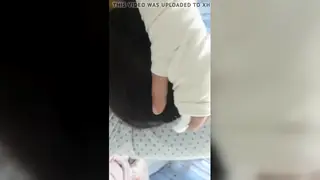 Asian Wife Gives Passionate Blowjob to Friend