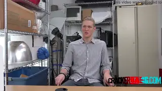 Redhead Teen Gives Sloppy Blowjob to Hairy Guy