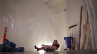 Brunette Villainess Dominates Hero in Cosplay Wrestling Match