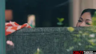 Petite Asian Teen Deepthroats Big Cock with Curvy Heat