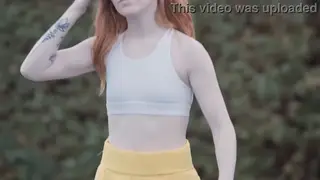 Redhead Teen Rides Partner After Tennis Match