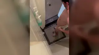 Gym Shower Session Turns Into Public Solo Show