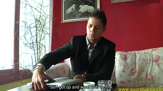 Newcomer Sucks and Gets Cast on Camera