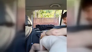Blonde Latina Rides Lover in Car During Cheating Encounter