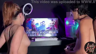 Tattooed Latina Loses Strip Game Then Services Winner