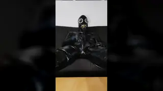European Stud Explores Latex Fetish in Solo Rubber Session