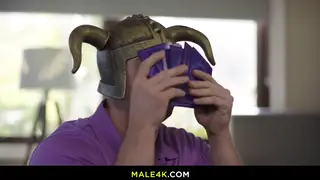 Two Men Explore Anal Play in Fantasy Roleplay Game