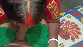 Indian Wife Enjoys Massage Then Rides in Doggystyle