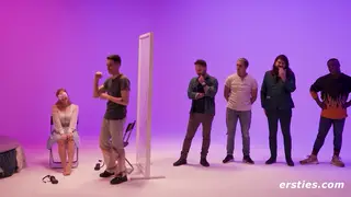 Blonde and Ebony Amateurs Connect on Casting Game Show