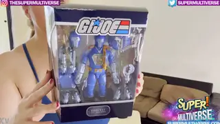 Curvy Blonde MILF Teases in POV Toy Unboxing