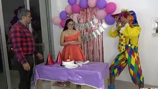 Latina Takes a Standing Doggystyle and a Facial at a Private Home