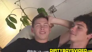 Amateur Twink Delivers a Sloppy Blowjob