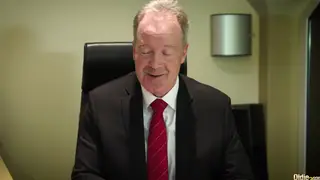 Blonde and Brunette Share Older Man in Wild Threesome