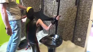 Mature European Leads Bondage Play With Muscular Partner