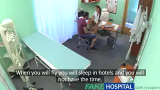 Brunette Nurse Roleplay Delivers Blowjob and Cumshot