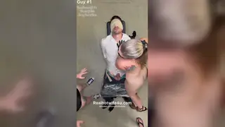 Bound Men Used in Outdoor Femdom Gangbang