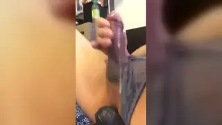 Latino Femboy Explores Anal Play With a Toy