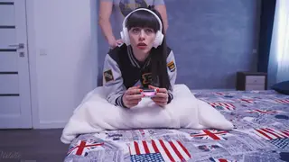 Gamer Babe Gets Anal Gape in POV Doggystyle