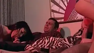 Vintage Orgy Features Relentless Double Penetration