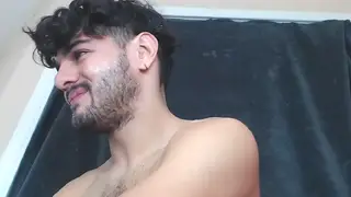 Solo Performer Reaches Self Facial on Webcam