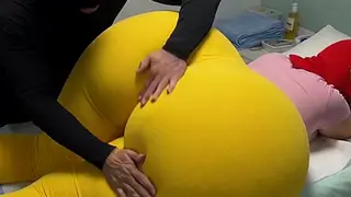 Latina MILF Enjoys Oiled Massage and Handjob